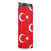 Turkse vlag thermosbeker (Geroteerd rechts)