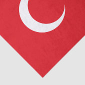 Turkse vlag tissuepapier (Detail)