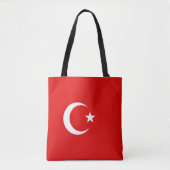 Turkse vlag tote bag (Voorkant)