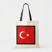 Turkse vlag tote bag (Voorkant)