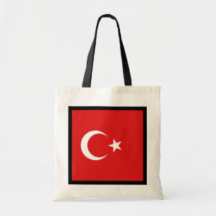 Turkse vlag tote bag