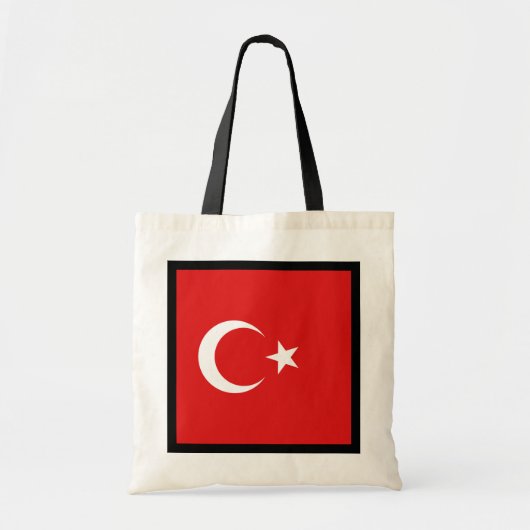 Turkse vlag tote bag (Voorkant)