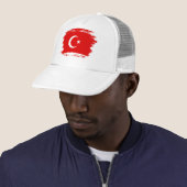 Turkse vlag trucker pet (In situ)