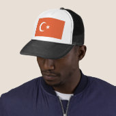 Turkse vlag trucker pet (In situ)