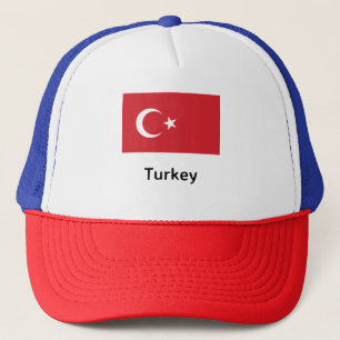 Turkse vlag trucker pet