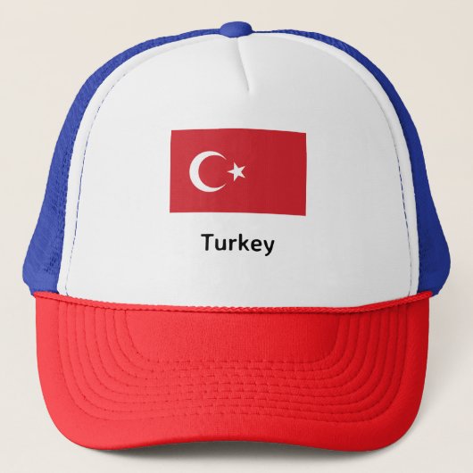 Turkse vlag trucker pet (Voorkant)