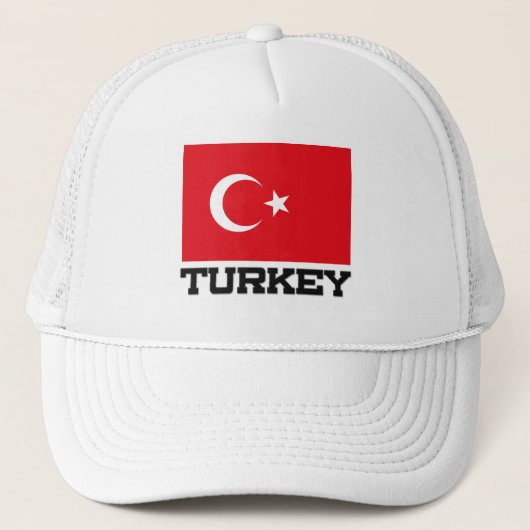 Turkse vlag trucker pet (Voorkant)