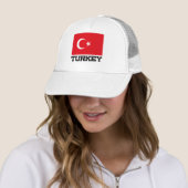 Turkse vlag trucker pet (In situ)