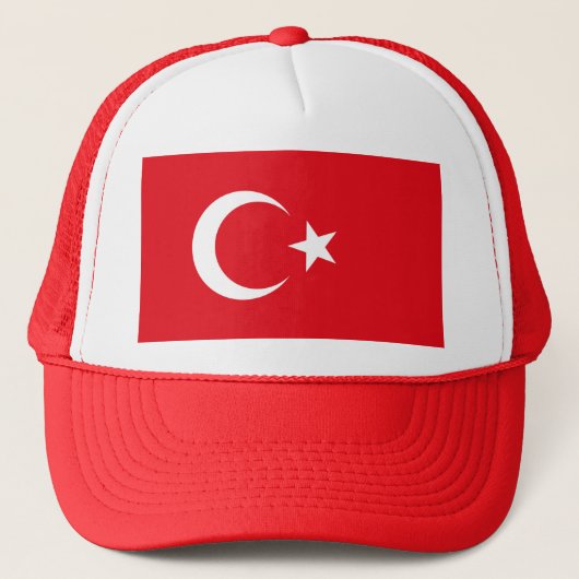 Turkse vlag trucker pet (Voorkant)