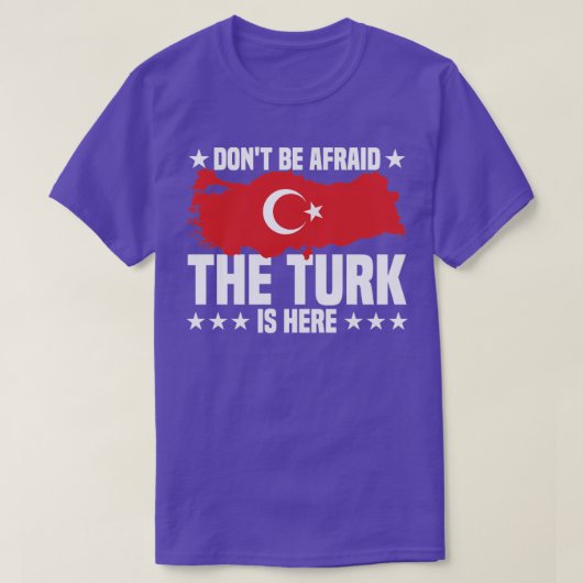 Turkse vlag Turkije Schreft 1 T-shirt (Design voorkant)