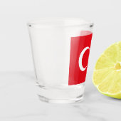 Turkse vlag (Turkije) Shot Glas (Links)