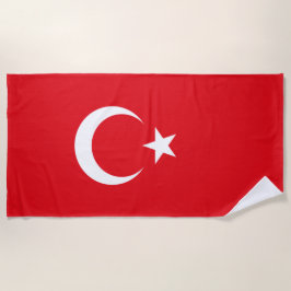 Turkse vlag (Turkije) Strandlaken