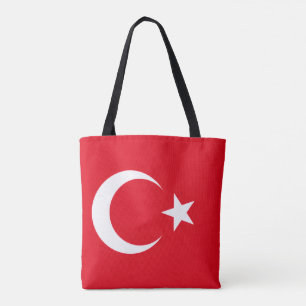 Turkse Vlag, Vlag van Turkije Tote Bag