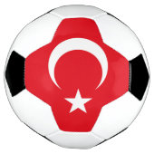 Turkse vlag voetbal (Gedraaid)