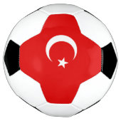 Turkse vlag voetbal (Gedraaid)