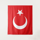Turkse vlag wandkleed (Voorkant)