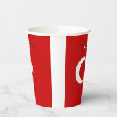 Turkse vlagpapierbekertjes papieren bekers (Links)