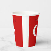 Turkse vlagpapierbekertjes papieren bekers (Rechts)