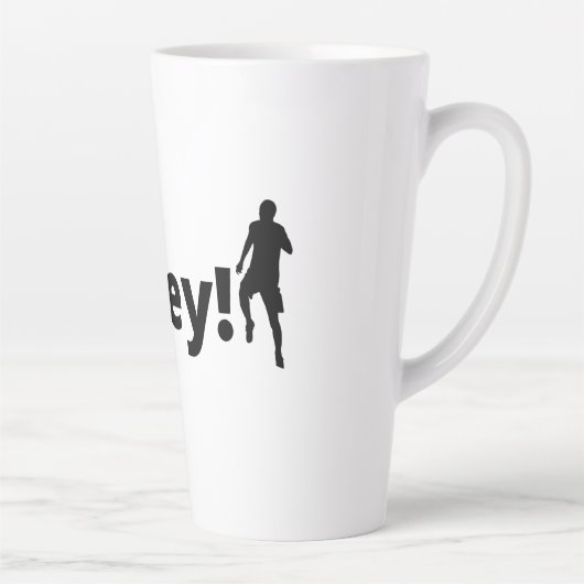 Turkse voetballer latte mok (Rechts)