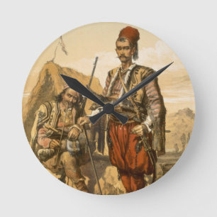 Turkse voetsoldaten in het Ottomaanse leger, pub.  Ronde Klok