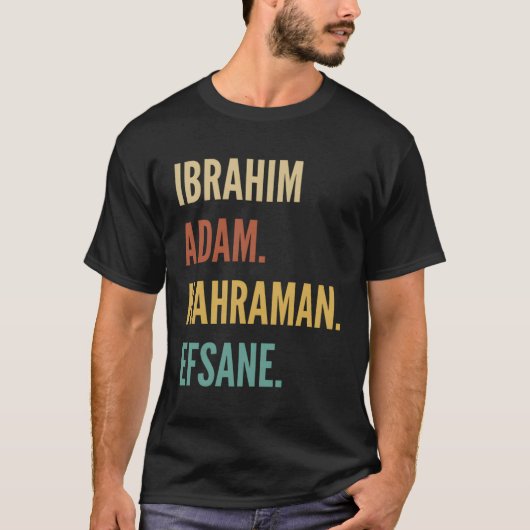 Turkse voornaam Ibrahim T-shirt (Voorkant)