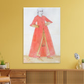 Turkse vrouw canvas afdruk (Insitu (Woonkamer))