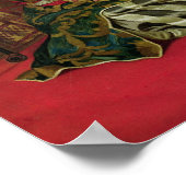 Turkse vrouw met een tambourine poster (Hoek)