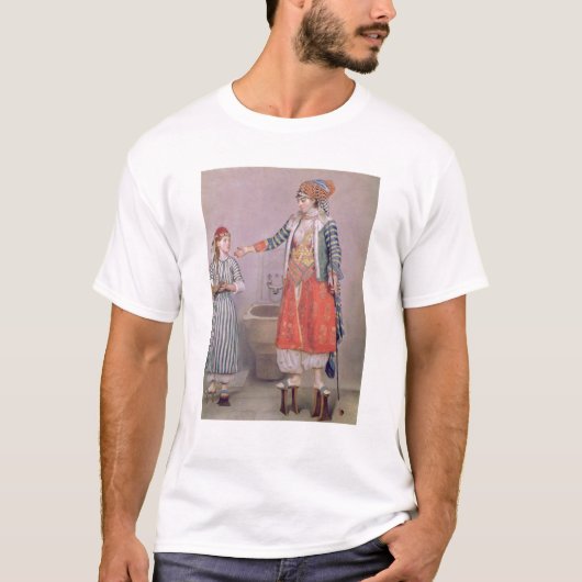 Turkse vrouw met Servant T-shirt (Voorkant)