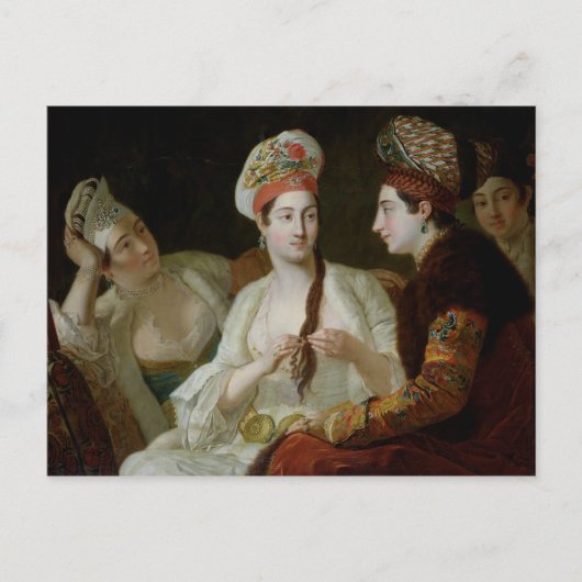 Turkse vrouwen briefkaart (Voorkant)