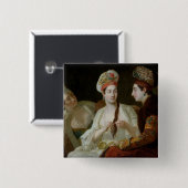 Turkse vrouwen vierkante button 5,1 cm (Voorkant /achterkant)