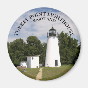 Turkse vuurtoren, Maryland Round Magnet