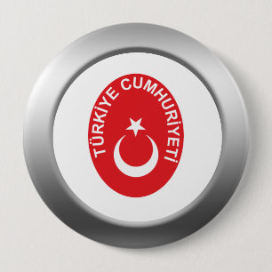 Turkse wapenstilstand ronde button 4,0 cm