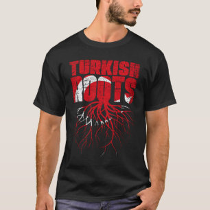 Turkse wortels Turkse erfgoedvlag T-shirt
