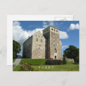 Turku Castle uitzicht briefkaart (Voorkant / Achterkant)
