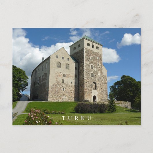 Turku Castle uitzicht briefkaart (Voorkant)