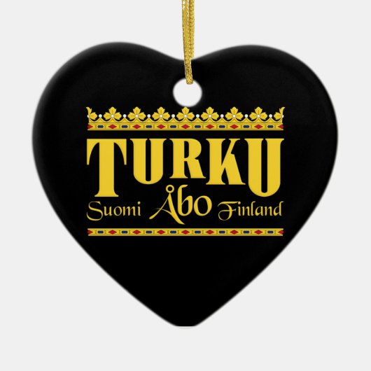 Turku Finland ornament (Voorkant)