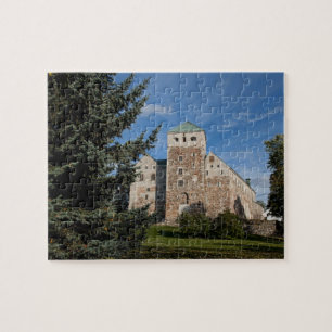 Turku, Finland, oude Turun Linna-burcht, een Legpuzzel