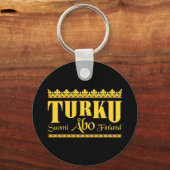 Turku Finland sleutelhanger (Voorkant)