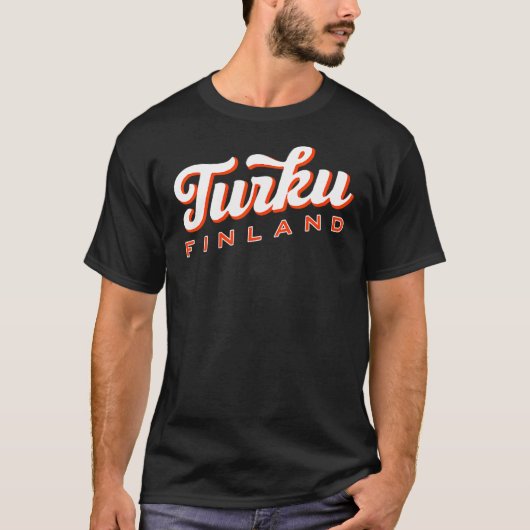 Turku Finland T-shirt (Voorkant)