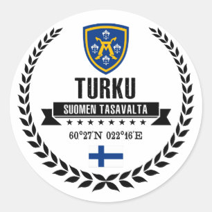 Turku Ronde Sticker