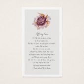 Turle Foto Begrafenis Favor Memorial Kaart (Voorkant)