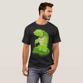 Turle Pensioner Wandelstok T-shirt (Voorkant volledig)