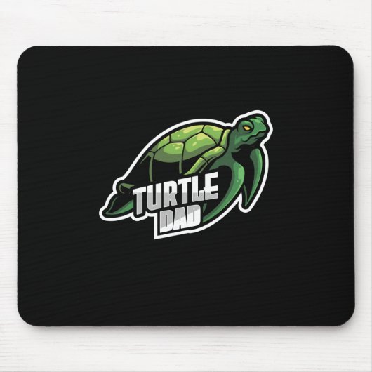 Turlte Lover | Pap schildpad Muismat (Voorkant)
