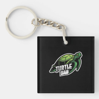 Turlte Lover | Pap schildpad Sleutelhanger