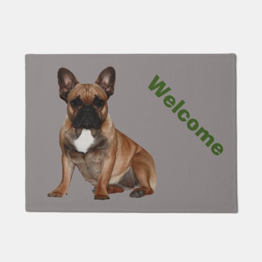 Türmatte französische Bulldoggen  Deurmat (Voorkant)