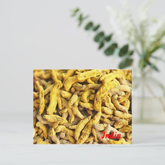 Turmische wortels briefkaart (Staand voorkant)