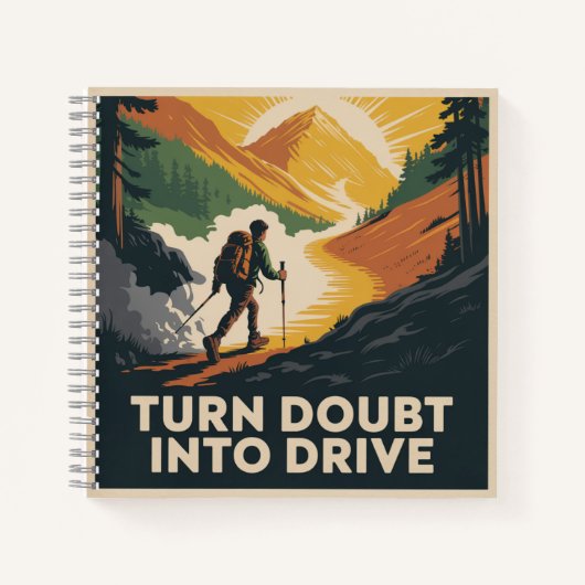Turn Doubt Into Drive Notitieboek (Voorkant)