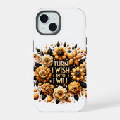 Turn I wish into I will Phone Case iPhone 15 Case (Achterkant)