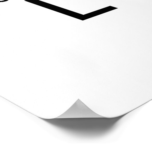 Turn Off Evil te krijgen liefde zwart roze hart Poster (Hoek)