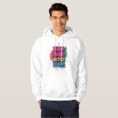 Turn Pain Into Power – Graffiti Pop StreetwT-Shirt Hoodie (Voorkant volledig)